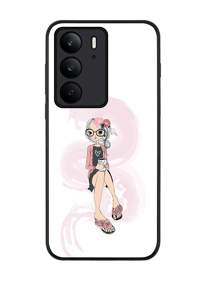 For Realme C75x / C75 4G Case,Slim fit Camera Protection, Shockproof Thin Phone cover  - Nerdy Cute